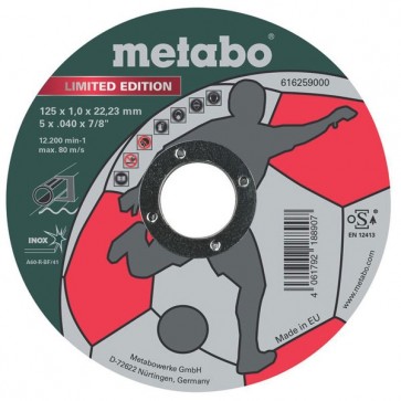 METABO Диск за метал 125х1.0х22.2mm A60T Inox.