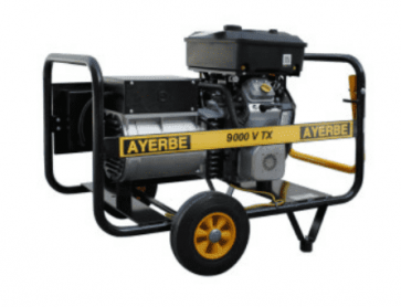 Трифазен бензинов генератор AYERBE - 9000 V TX - 400 V, 7,1 kW, 3000 оборота, 6,5 л. / ръчно стартиране /