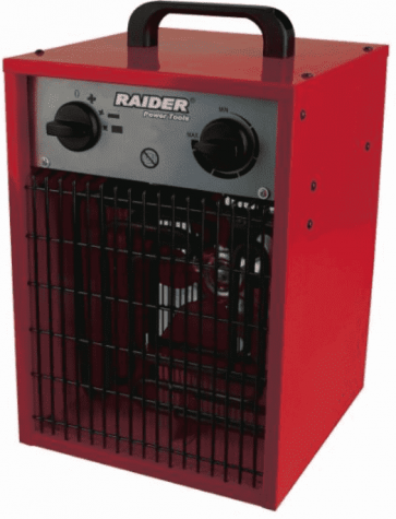 Електрически калорифер RAIDER - RD-EFH3.3 - 3,3 kW, 150 м3/ч., 30 м2