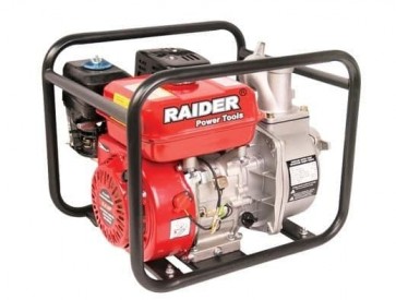 Водна помпа бензинова RAIDER - RD-GWP01 - 4.1 kW, 196 см3, 3600 оборота, 550 л./мин1, 10 bar