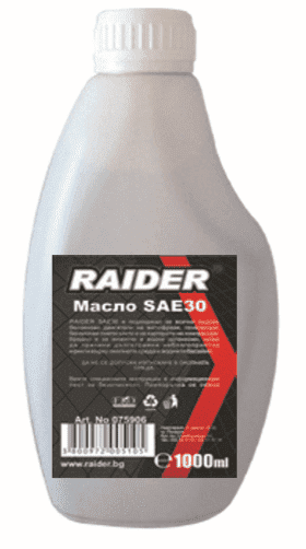 Масло - RAIDER - SAE30 - 1 л. / 075906 /