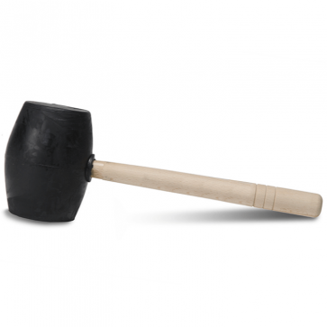Гумен чук с дървена дръжка RUBI - 0,500 кг. / 65905 /