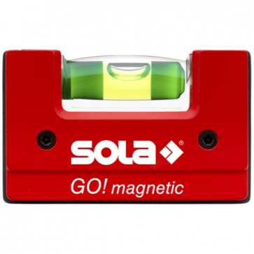 Нивелир мини с клипс SOLA - Go! magnetic - 75 мм., 0,75 мм./1 м.