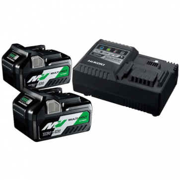 Батерии със зарядно устройство комплект HiKOKI - HITACHI - UC18YSL3-WFZ - 18/36 V, Li-Ion, 4,0/8,0 Ah