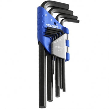 Ключ Г-образен милиметров EXPERT - E113947 - 6-стен, 1,5-10 мм. / 9 бр. /