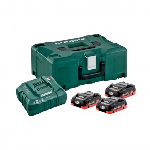 Базов комплект акумулаторни батерии METABO - 18 V ACS 30-36 + 3x4,0 Ah LiHD + Metaloc II