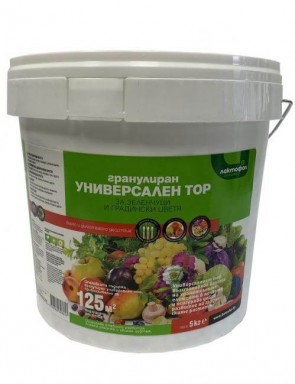 Универсален тор за зеленчуци и цветя ЛАКТОФОЛ - 5 кг. / 125 м²