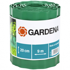 Ограничителна лента за оформяне на тревни площи GARDENA - 200 мм., 9 м., зелена / 00540-20 /