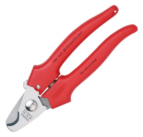 Ножица за кабели Cu-Al KNIPEX - Cable Shears - ф 10 мм., 165 мм. / 95 05 165 /