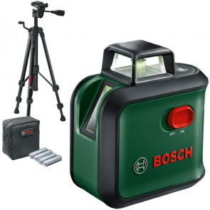 Комбиниран лазерен нивелир BOSCH - AdvancedLevel 360 Set - 24 м., 500-540 nm, 0,4 мм./1 м.