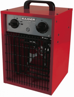 Електрически калорифер RAIDER - RD-EFH3.3 - 3,3 kW, 150 м3/ч., 30 м2