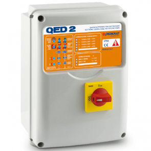 Табло за управление на помпи две дренажни PEDROLLO - QED2-MONO - 230 V, 2200 W, 2-16 A
