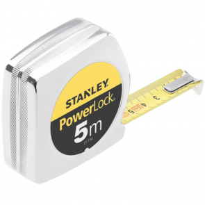 Ролетка хромирана STANLEY - 0-33-195 - 5 м., 25 мм. / Powerlock /