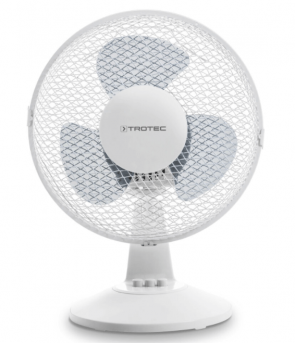 Вентилатор на стойка TROTEC - TVE 9 - 25 W, 555 м³/ч., ф 230x370 мм., Бял