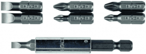 Накрайници с магнитен държач комплект HiKOKI - HITACHI - 752397 - PH, PZ, SB / 8 бр. /