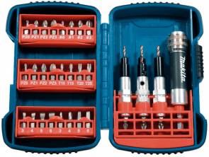 Накрайници с магнитен държач комплект MAKITA - P-64808 - PH, PZ, TX, SB / 28 бр. /