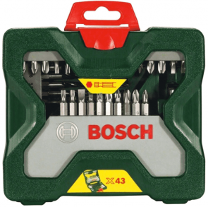 Накрайници и свредла комплект BOSCH - 2 607 019 613 - 43 ч. X-Line