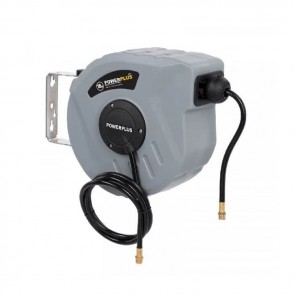 Автоматична макара с маркуч за въздух POWER PLUS - POWAIR0215 - 10 м., 12 bar, ¼”