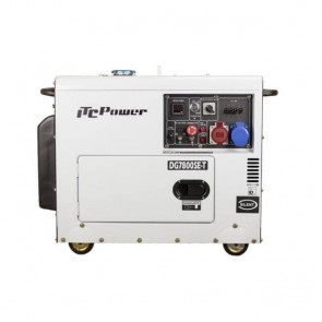 Мотогенератор трифазен дизелов ITC POWER - DG 7800SE/T - 220/380 V, 6,3 kW, 14/28 A, 498 см3, 12/1,65 л.