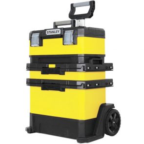 Куфар за инструменти на колела STANLEY - 1-95-621 - 568х389х730 мм., жълт