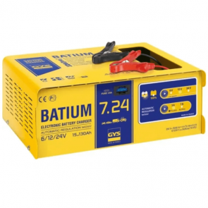 Зарядно за акумулатор GYS - BATIUM 7-24 - 6-12-24 V, 210 W, 60-130 Ah