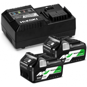 Батерии със зарядно устройство комплект HiKOKI - HITACHI - UC18YSL3-WEZ - 18/36 V, Li-Ion, 2,5/5,0 Ah