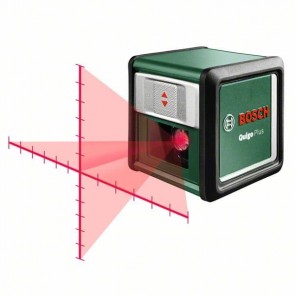 Лазерен нивелир линеен Bosch Quigo Plus с алуминиев статив / 5-7 m , Точност ± 0,8 mm/m /