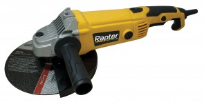 Ъглошлайф RAPTER - RR AG-40 - 2000 W, 6000 оборота, ф 230x22,2 мм.