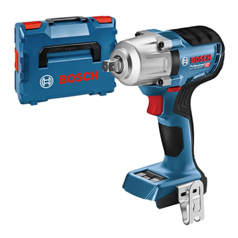 Акумулаторен ударен гайковерт Bosch с колекторен двигател без батерия и зарядно, 18 V, 450 Nm, квадрат, 1/2", GDS 18V-450 PC