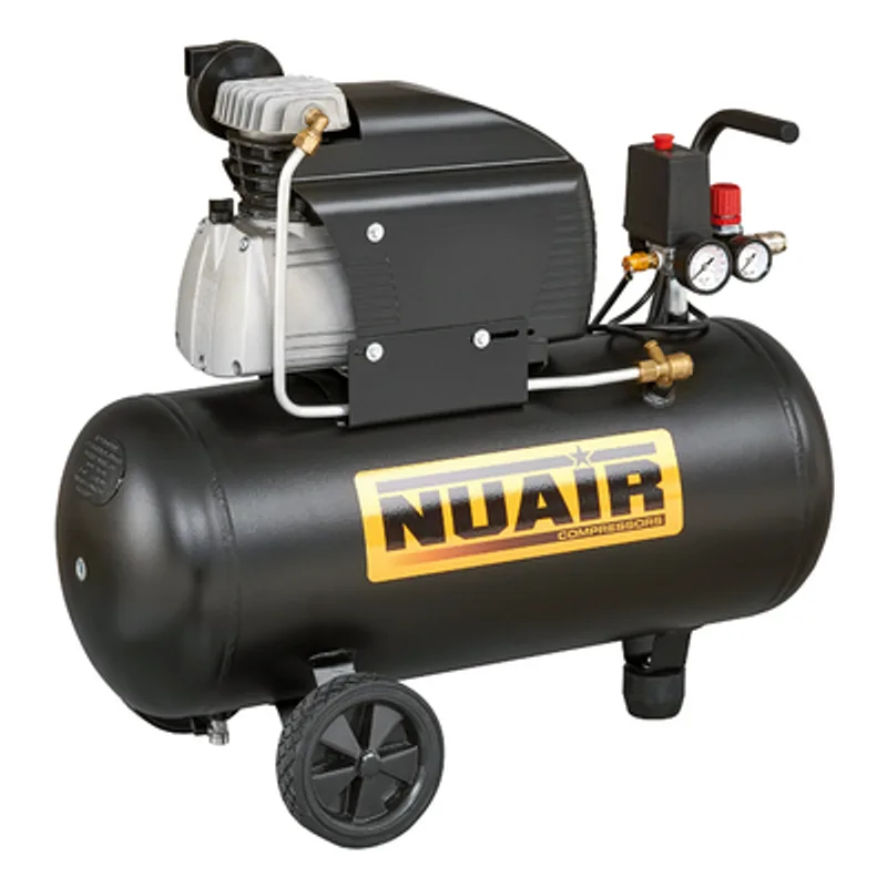 Електрически компресор NUAIR 2.5 к.с., 50 л, 260 л/мин, 10 bar, MK285/50