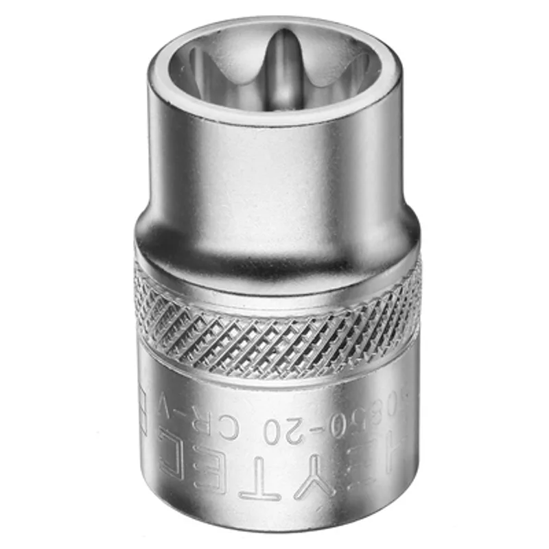 Вложка E-Torx Heytec с квадрат Е6 х 1/4"