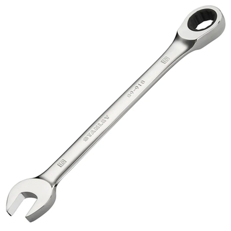 Звездогаечен ключ Stanley 6-стен/тресчотка  18 мм, 296 мм, ISO 1711-1, ISO 21982, ISO 691, STMT89918-0