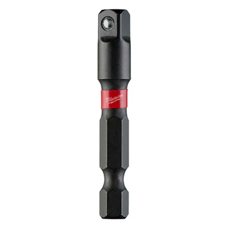 Адаптор преход за вложки Milwaukee  шестостен - квадрат, 1/4" х 1/4", Shockwave