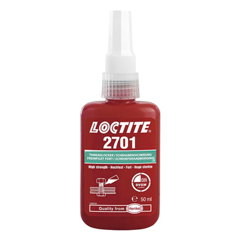Лепило анаеробно Henkel за осигуряване на резби  50 мл, зелен, Loctite 2701
