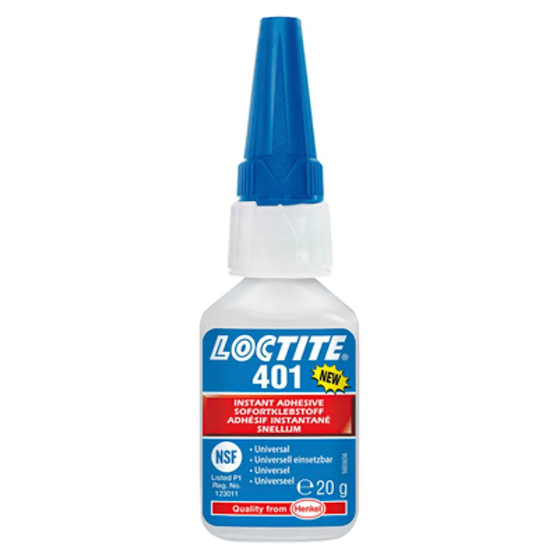 Лепило универсално Henkel цианкрилатно секундно  20 г, Loctite 401