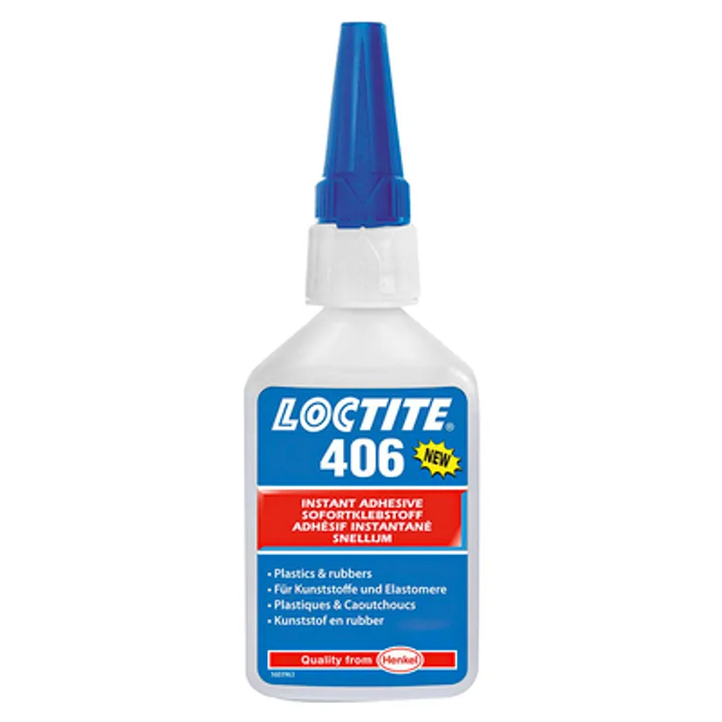 Лепило универсално Henkel цианкрилатно секундно  20 г, Loctite 406