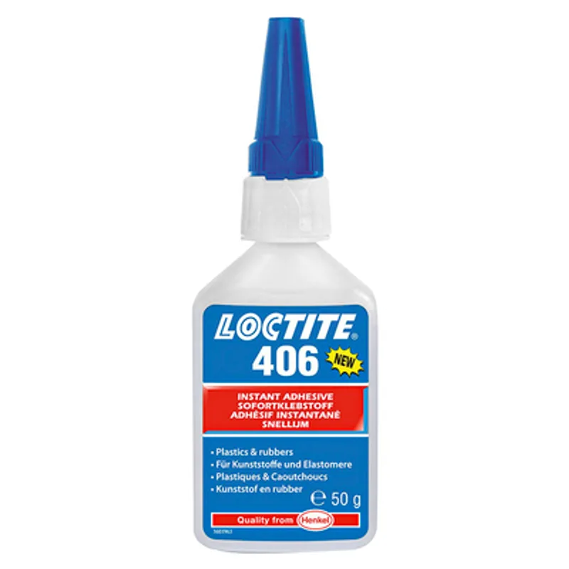 Лепило универсално Henkel цианкрилатно секундно  50 г, Loctite 406