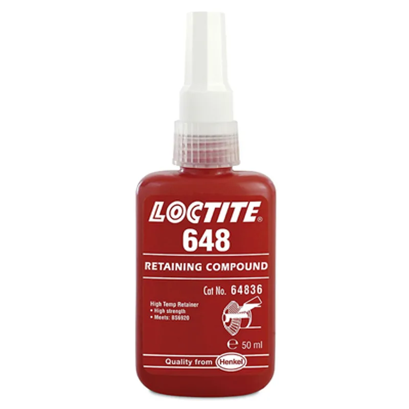 Лепило за метални детайли Henkel анаеробно високотемпературно 50 мл, Loctite 648