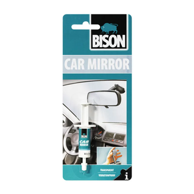 Лепило за стъкло Bison анаеробно  2 мл, Car Mirror