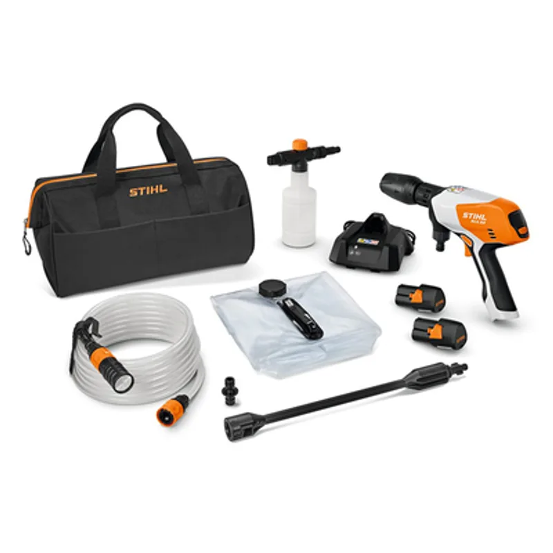 Акумулаторна водоструйка STIHL  с 2 батерии и зарядно, 10.8 V, 2.1 Ah, 230 л/ч, 24 bar, RСA 20