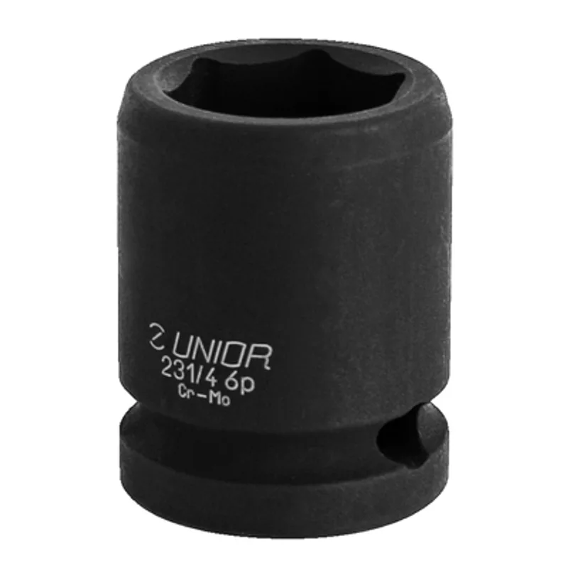 Вложка милиметрова Unior 6-стен ударна  13 мм х 1/2", 762/5B