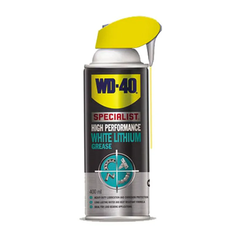 Спрей грес WD-40 литиева  0.4 л, бяла