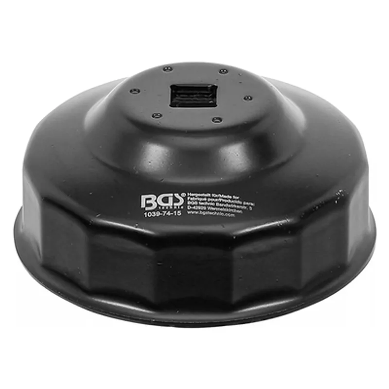 Ключ BGS за маслен филтър   74 мм, квадрат 3/8", 15 точки, 