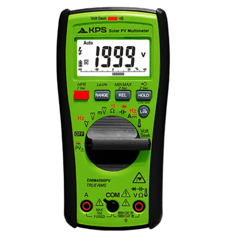 Дигитален мултицет KPS с LCD дисплей, CAT IV 600V/CAT III 1000V, DMM4500PV