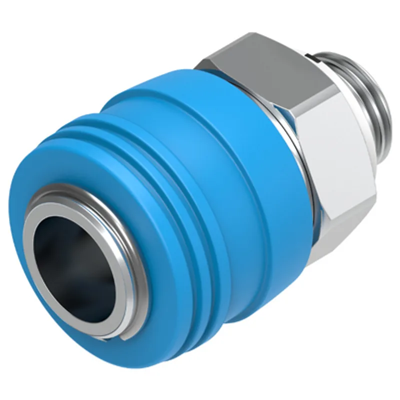 Съединител пневматичен Festo бърза връзка - резба  1/4", KD4-1/4-A