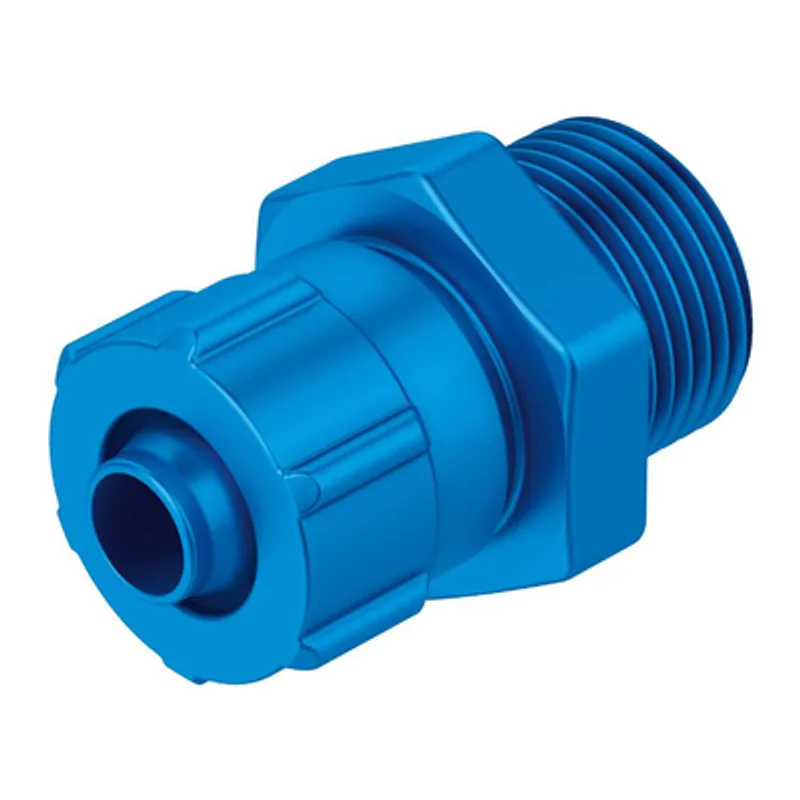 Съединител пневматичен Festo резба - маркуч 6 мм х 1/8", CK-1/8-PK-6
