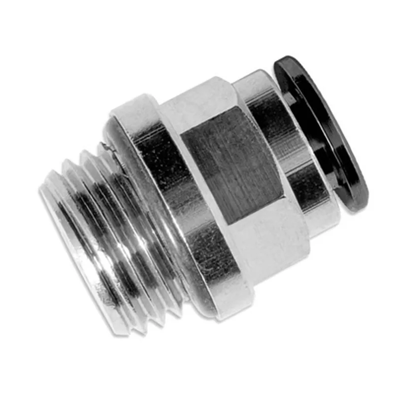 Съединител пневматичен GAV Push In шлаух - резба  1/4", шлаух 4 мм, RR6032/2