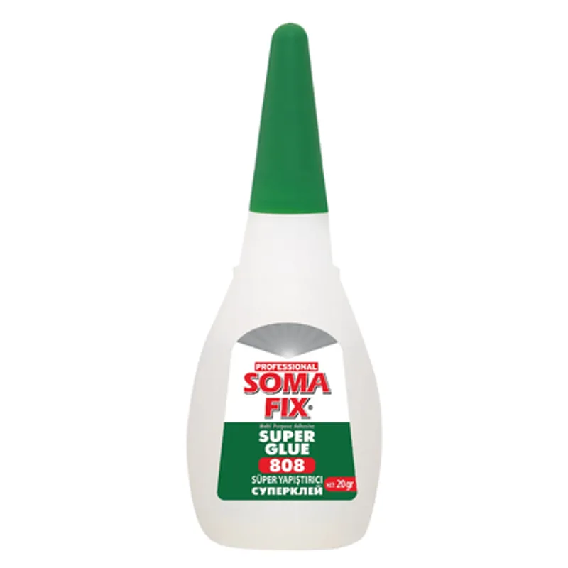Лепило универсално Somafix цианкрилатно секундно  20 г, Super Glue 808