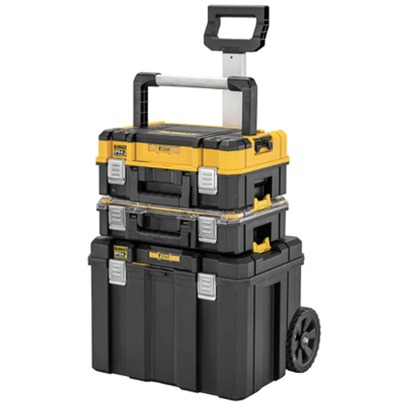 Куфар за инструменти пластмасов на колела комплект DeWALT, 708x512x333 мм, 50 кг, черен