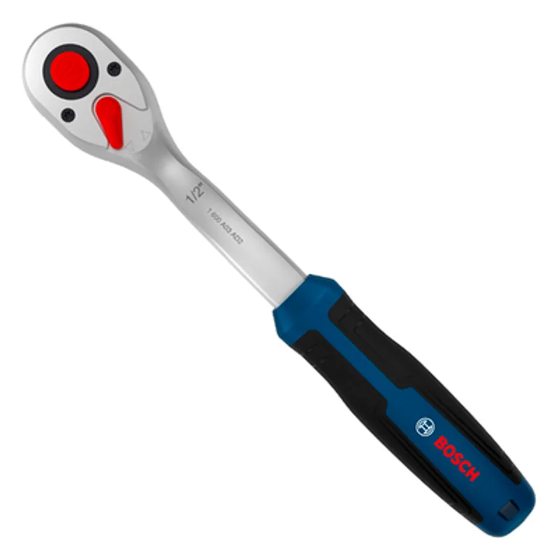 Тресчотка Bosch реверсивна, с палец 1/2", 265 мм